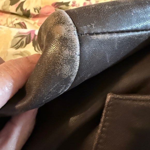 Vintage Joseph Barry by Adler Leather Blazer Jacket Brown Patina Size 40 - Picture 12 of 15